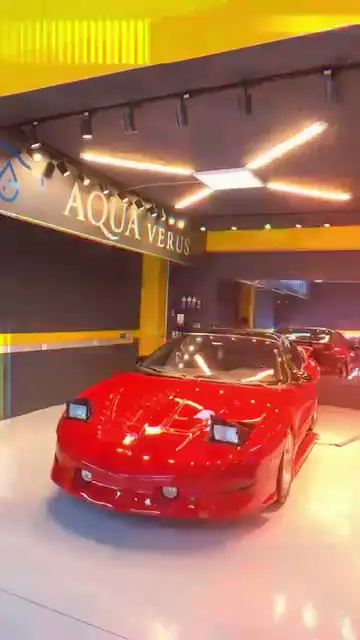 Seramik kaplama sonrası kırmızı Pontiac Trans Am